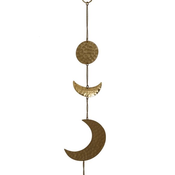 Gold Metal Moon Phases Hanging Decor - Picture 3 of 3